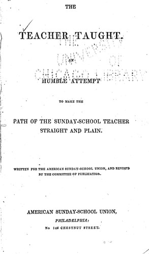 The teacher taught