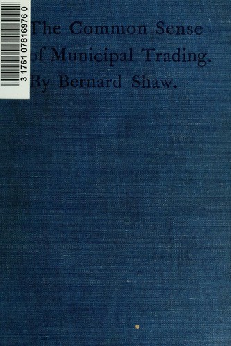 The common sense of municipal trading