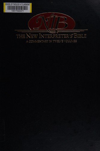 New interpreter's Bible.