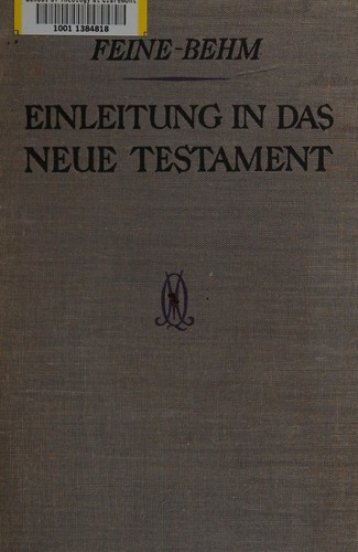 Einleitung in das Neue Testament