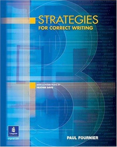 Strategies for correct writing