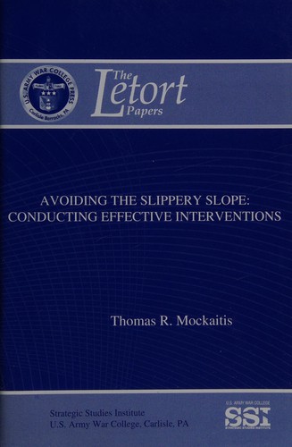 Avoiding the slippery slope