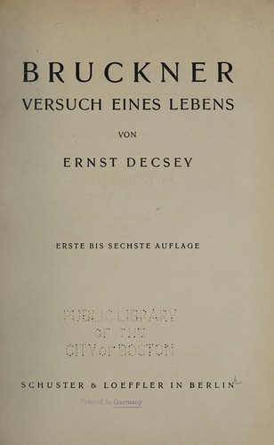 Bruckner