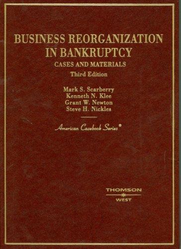 Business Reorganization in Bankruptcy