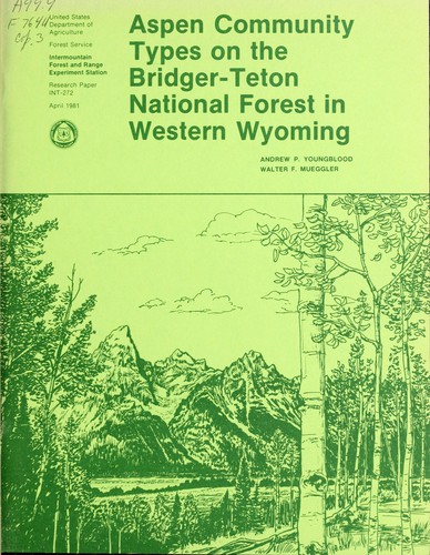 Aspen community types on the Bridger-Teton National Forest in Western Wyoming