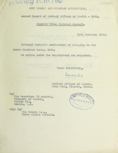 [Report 1952]