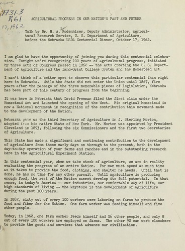 [Addresses, statements, etc.].
