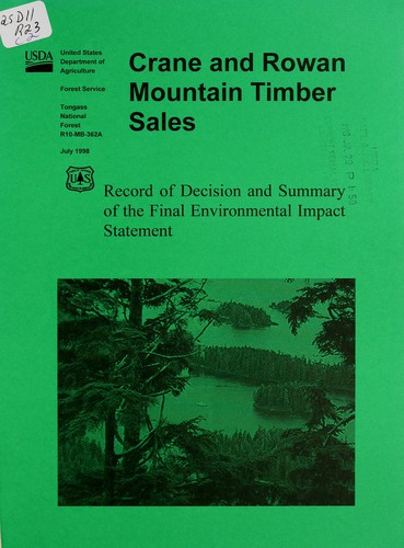 Crane and Rowan Mountain timber sales