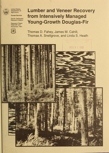 Lumber and veneer recovery from intensively managed young-growth Douglas-fir