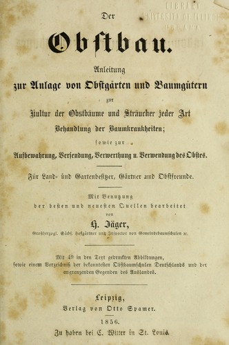 Der Obstbau