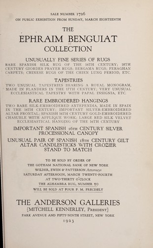 The Ephraim Benguiat collection