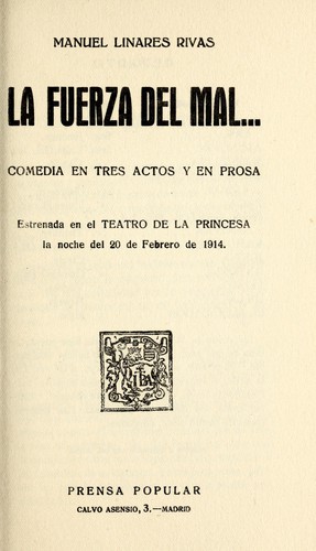 La fuerza del mal--