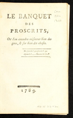 Le banquet des proscrits