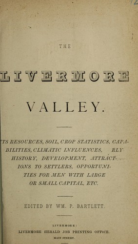 The Livermore Valley