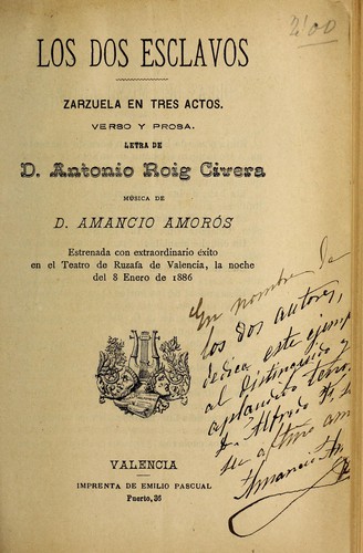 Los dos esclavos