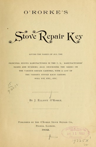 Stove repair key...