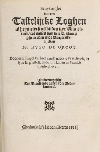 Stuytinghe van een Tastelijcke Loghen al heymelyck gesonden uyt Franckryck ...