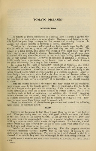 Tomato diseases