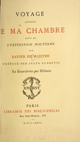 Voyage autour de ma chambre