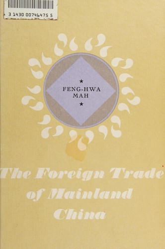 The foreign trade of mainland China.