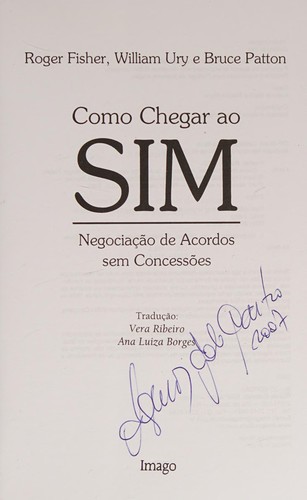 Como chegar ao sim