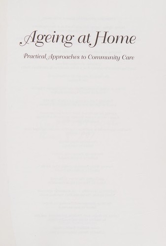 Ageing at home