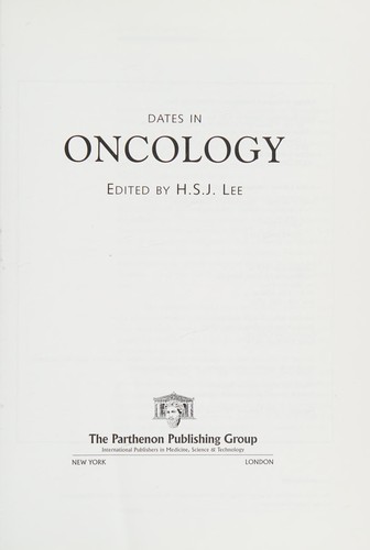 Dates in oncology