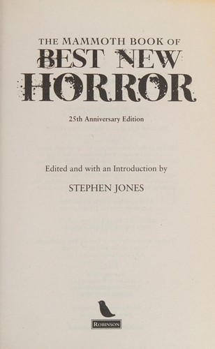 Mammoth Book of Best New Horror 25