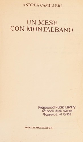 Un mese con Montalbano.