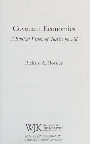 Covenant economics