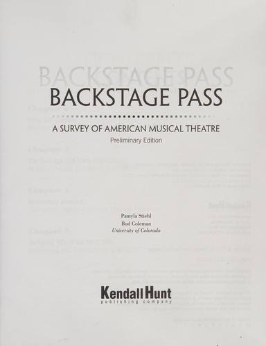 Back Stage Pass