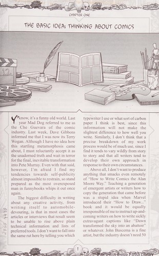 Writing for comics.