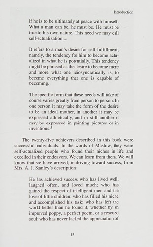 The drive to succeed