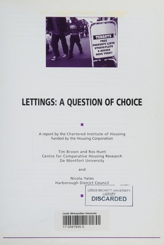 Lettings