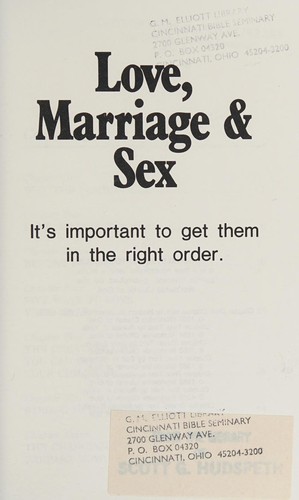 Love, marriage & sex 