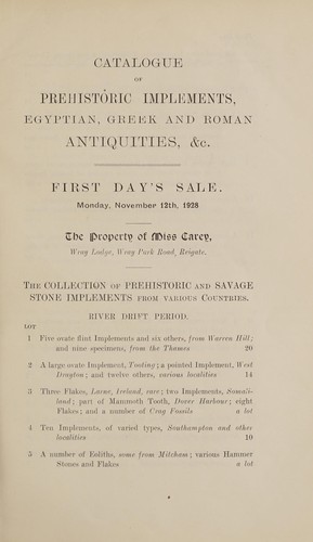 Antiquities