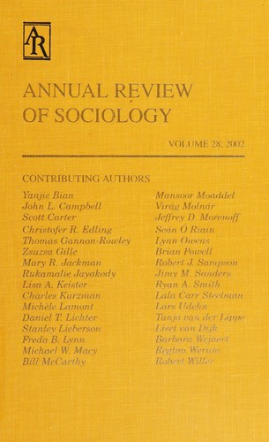 Annual Review of Sociology