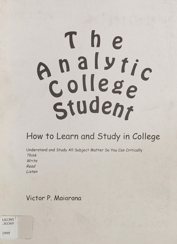 The Analytic College Student