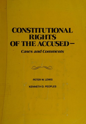 Constitutional rights of the accused