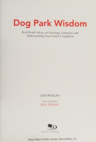 Dog park wisdom