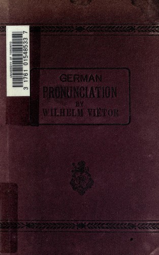 German pronunciation