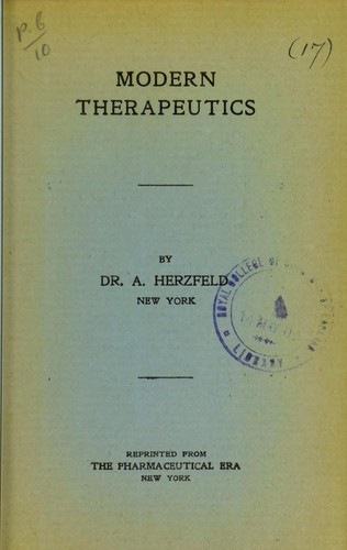 Modern therapeutics