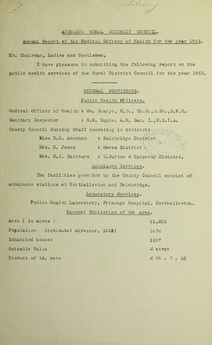 [Report 1953]