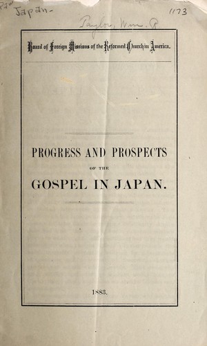 Progress and prospects of the gospel in Japan