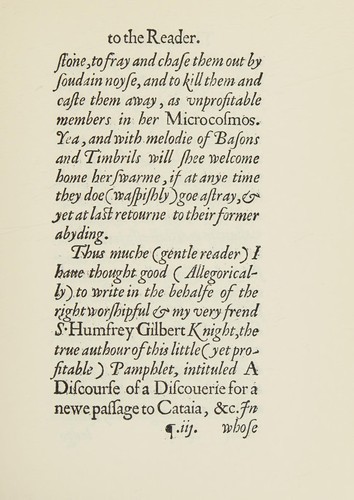 A discourse of a discoverie.