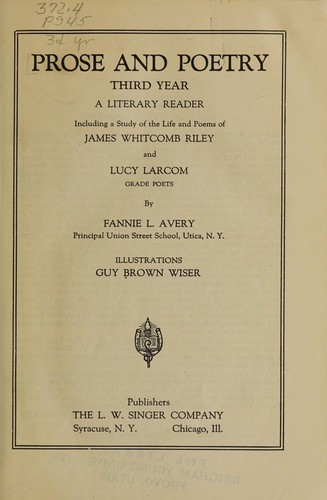 Prose and poetry
