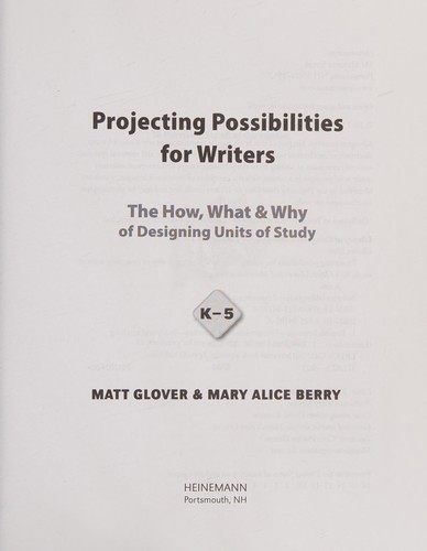 Projecting possibilities for writers