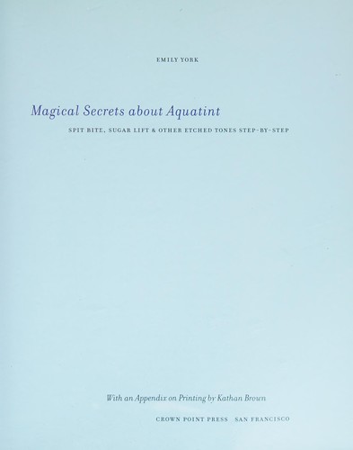 Magical secrets about aquatint