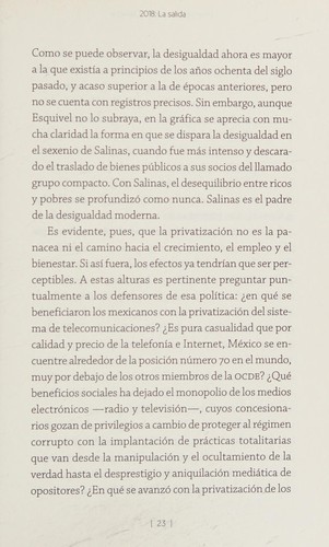 2018 la Salida