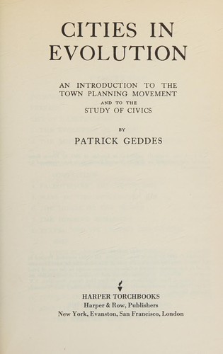 Cities in Evolution